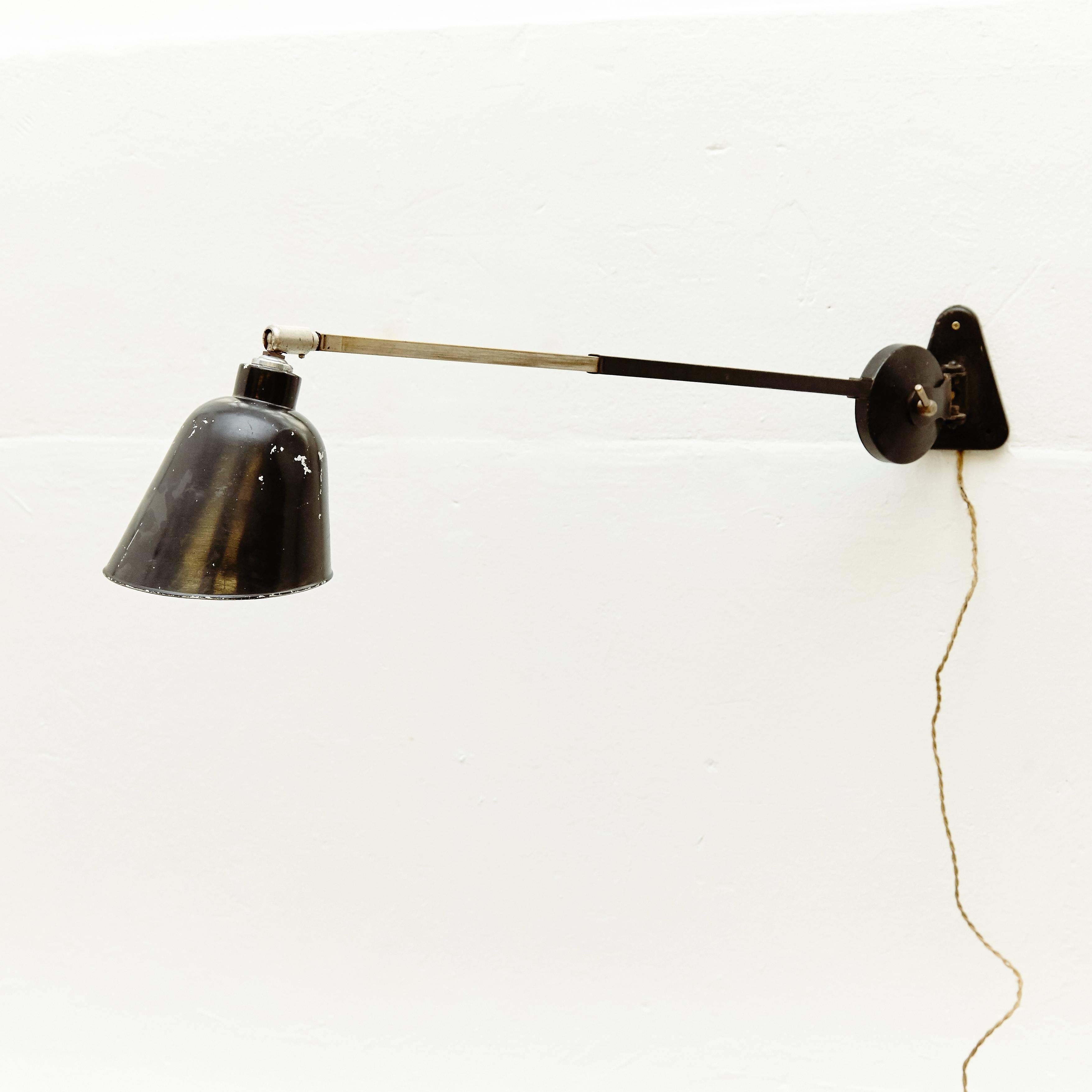 Mid-Century Modern Schröder Lobenstein Industrial Lamp, circa 1920