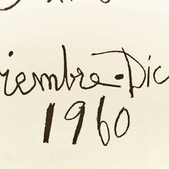 Original Picasso Lithography, Painting Exhibition, 1960