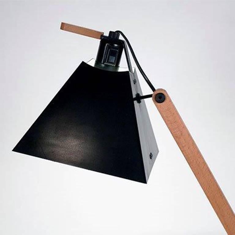 Lacquered Table Lamp by Gemma Bernal, circa 1970