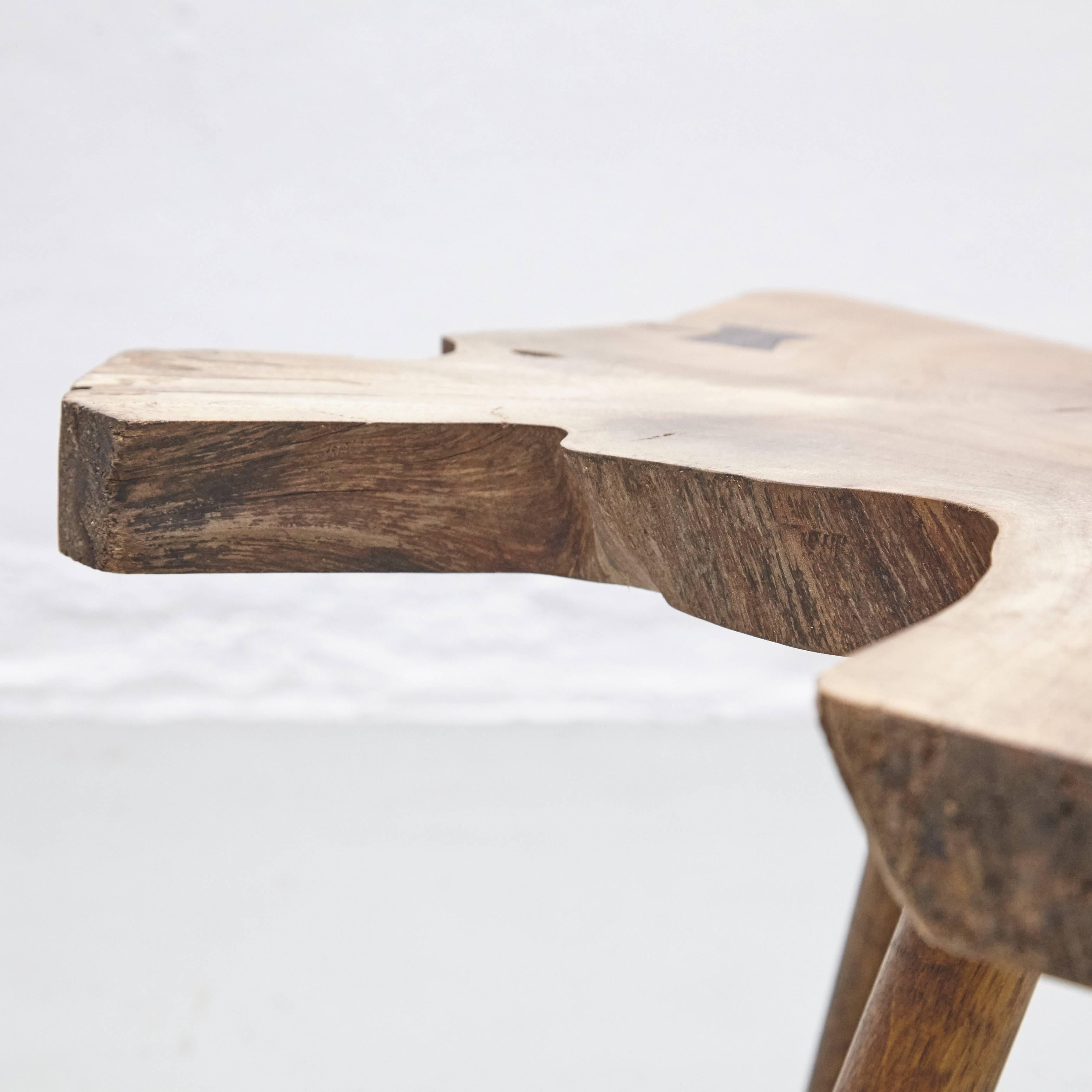 Late 20th Century Stool in the Style of Nakashima
