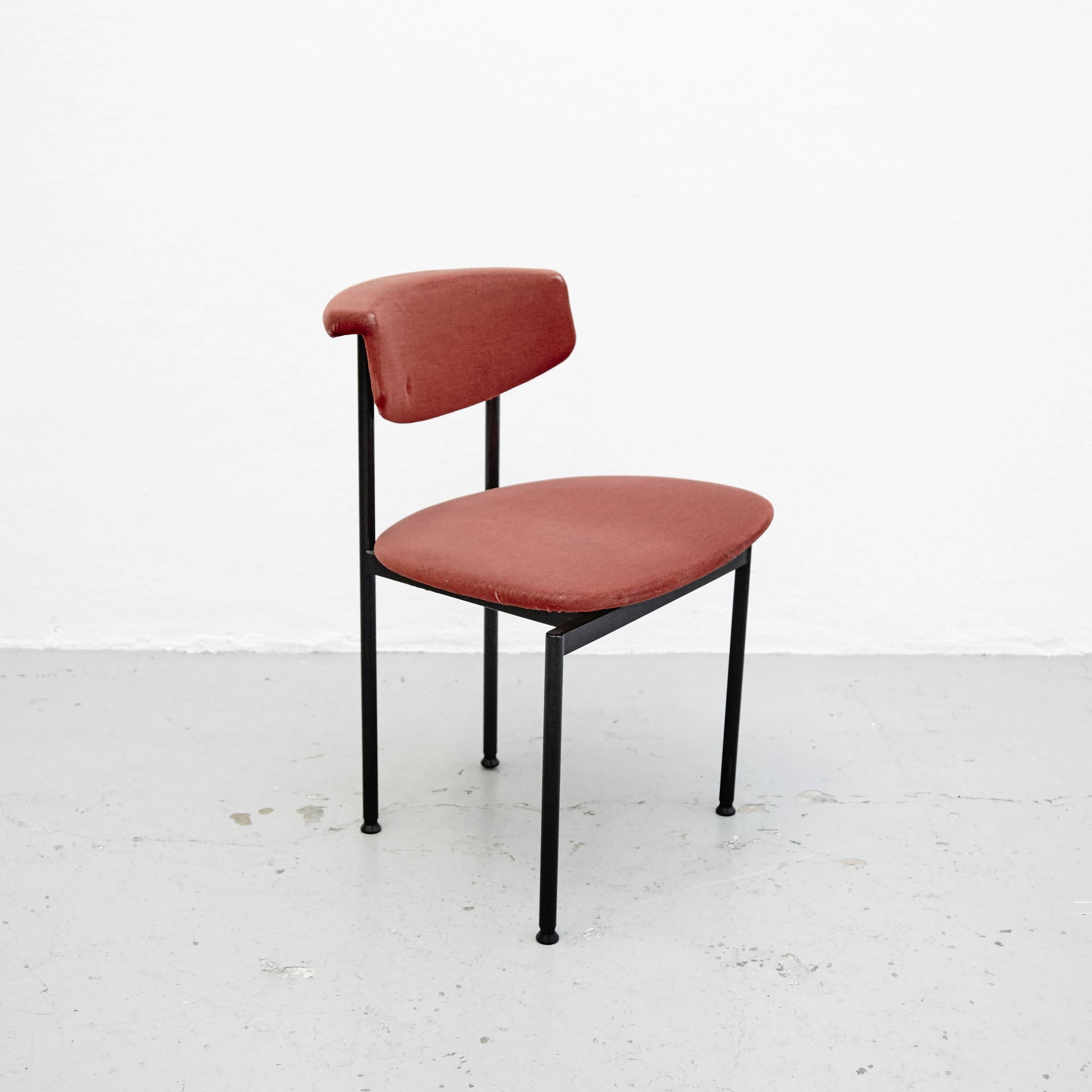 Set of Four Rudolf Wolf Dining Chairs, circa 1960 In Good Condition In Barcelona, Barcelona