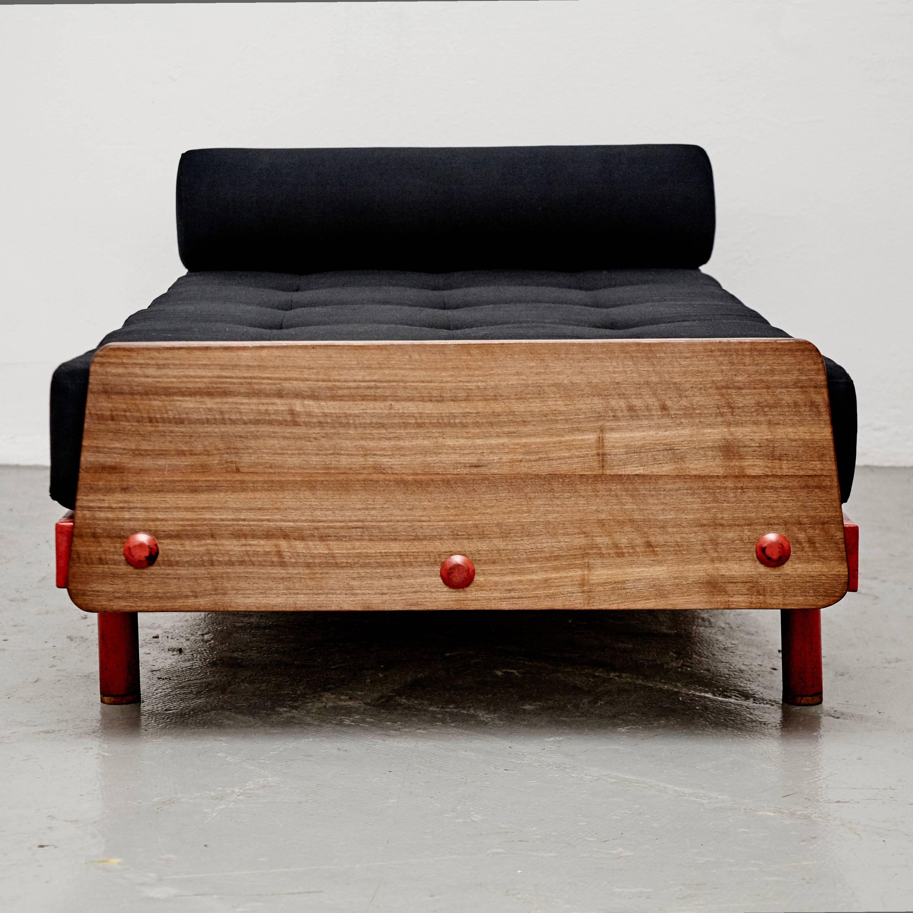 Mid-Century Modern Jean Prouve S.C.A.L. Daybed, circa 1950
