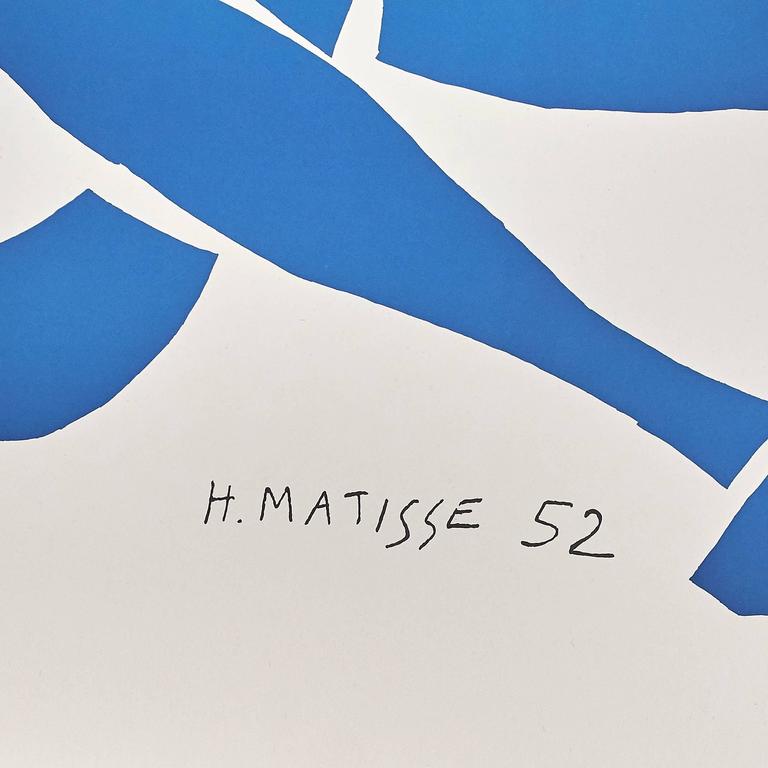 HENRI MATISSE Nu bleu 11, original lithograph after the 