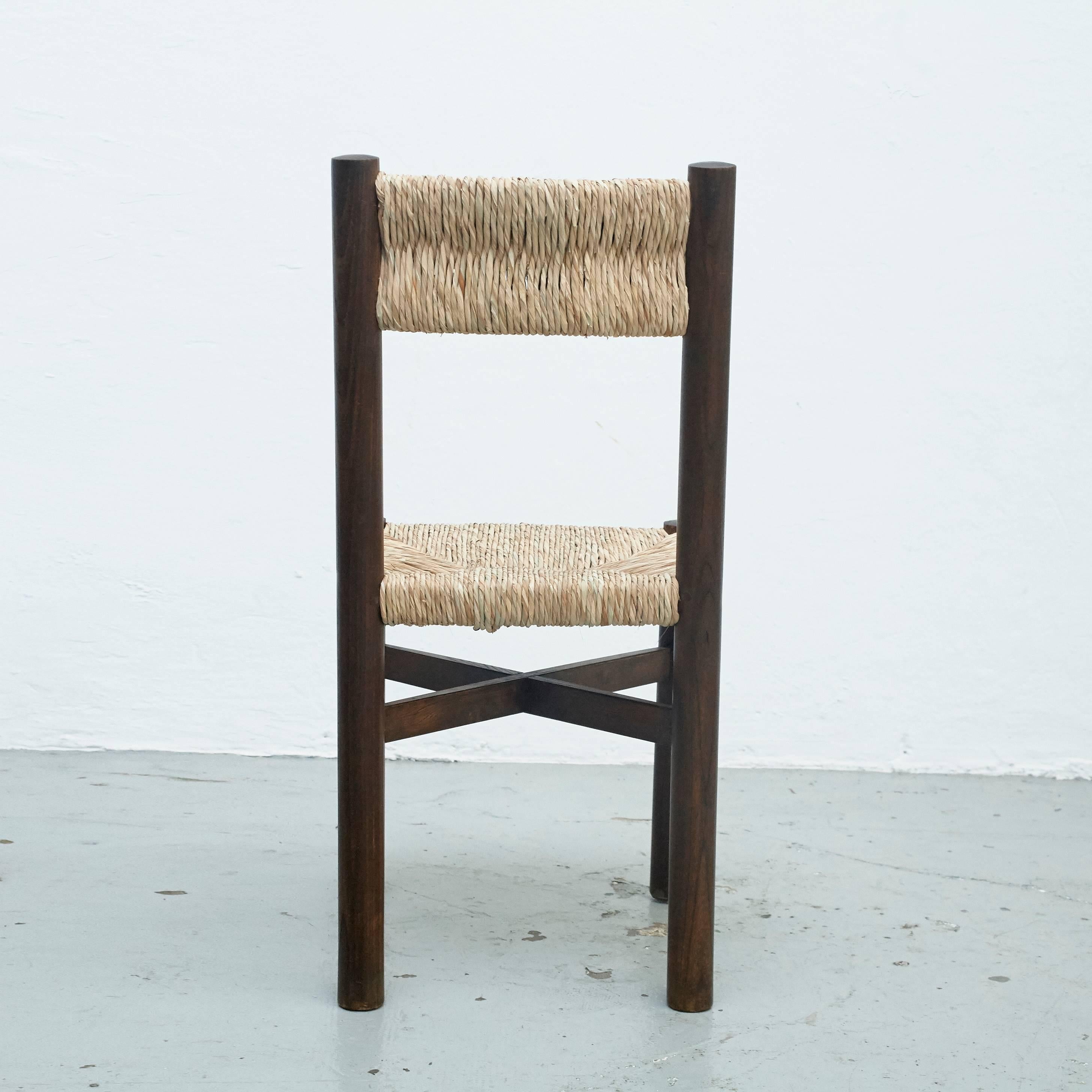 Charlotte Perriand Chair, circa 1950 In Good Condition In Barcelona, Barcelona