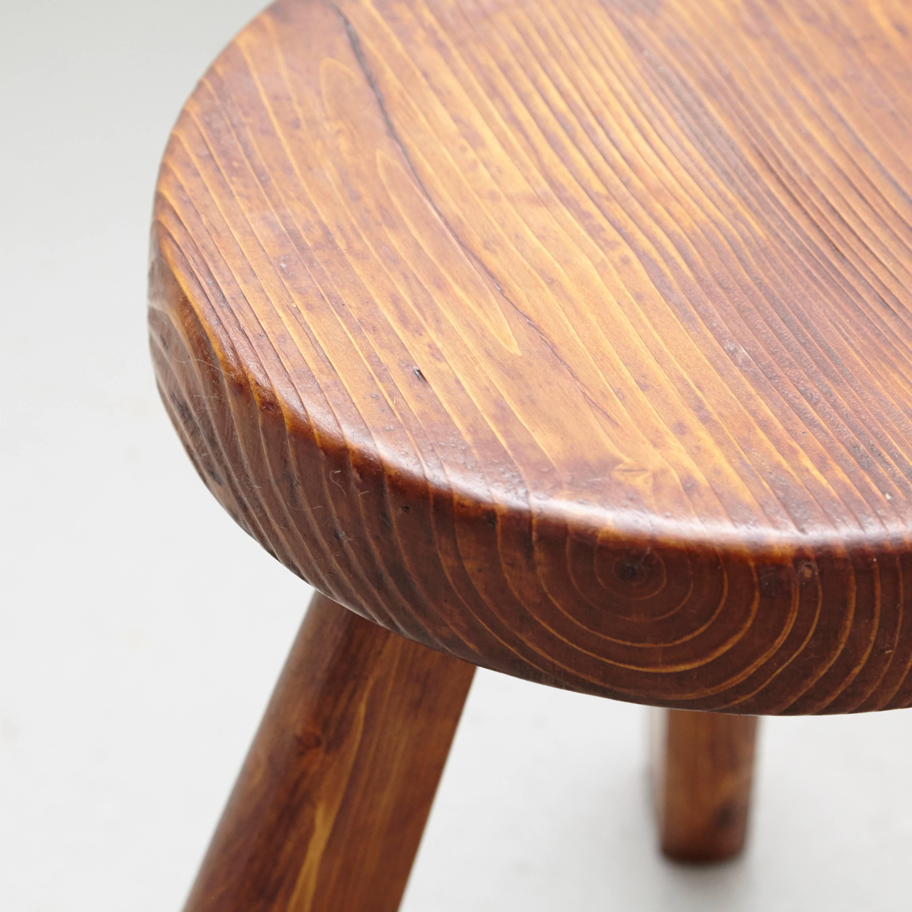 Charlotte Perriand Sandoz Stool, France, circa 1960 In Good Condition In Barcelona, Barcelona