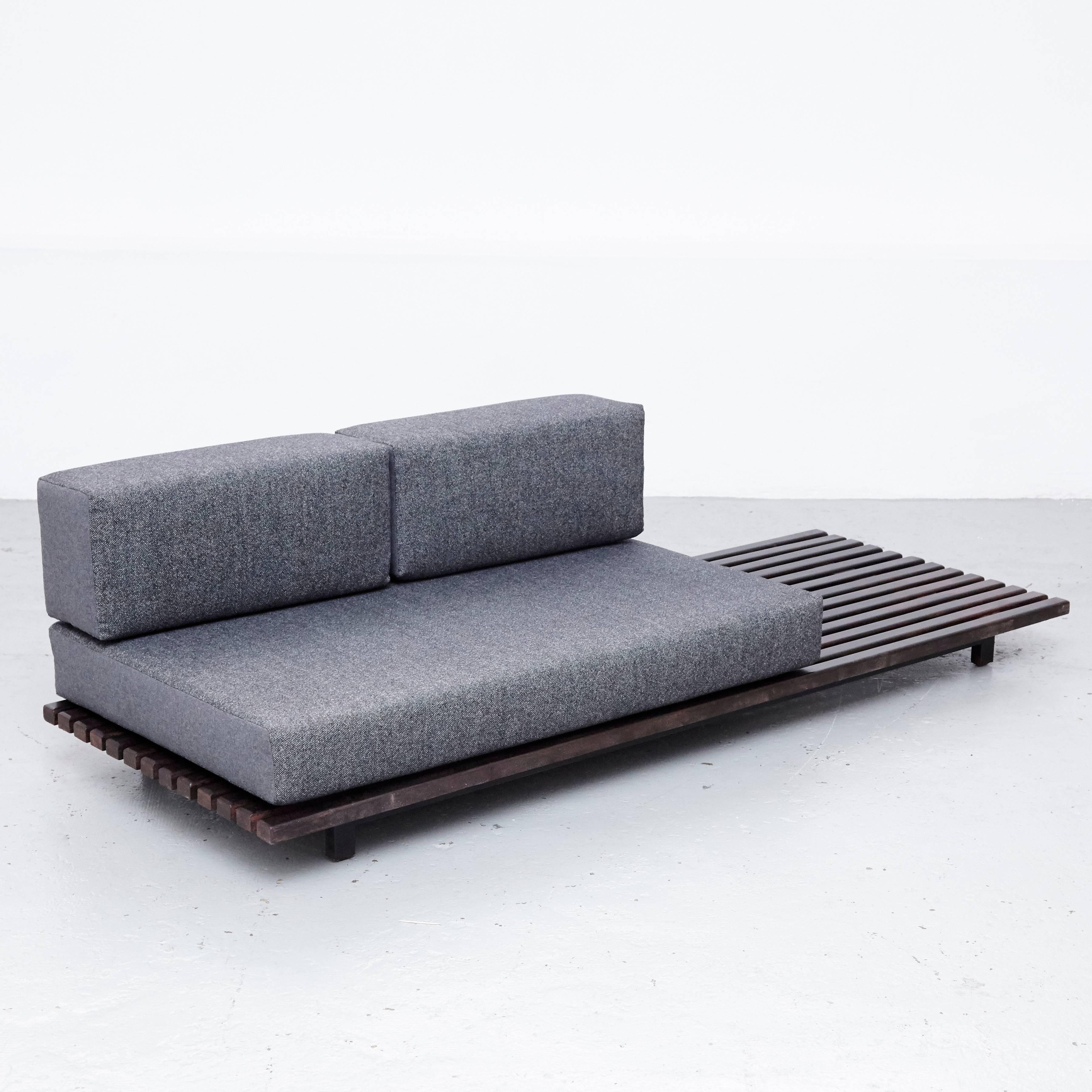 French Charlotte Perriand Cansado Low Bench, circa 1950
