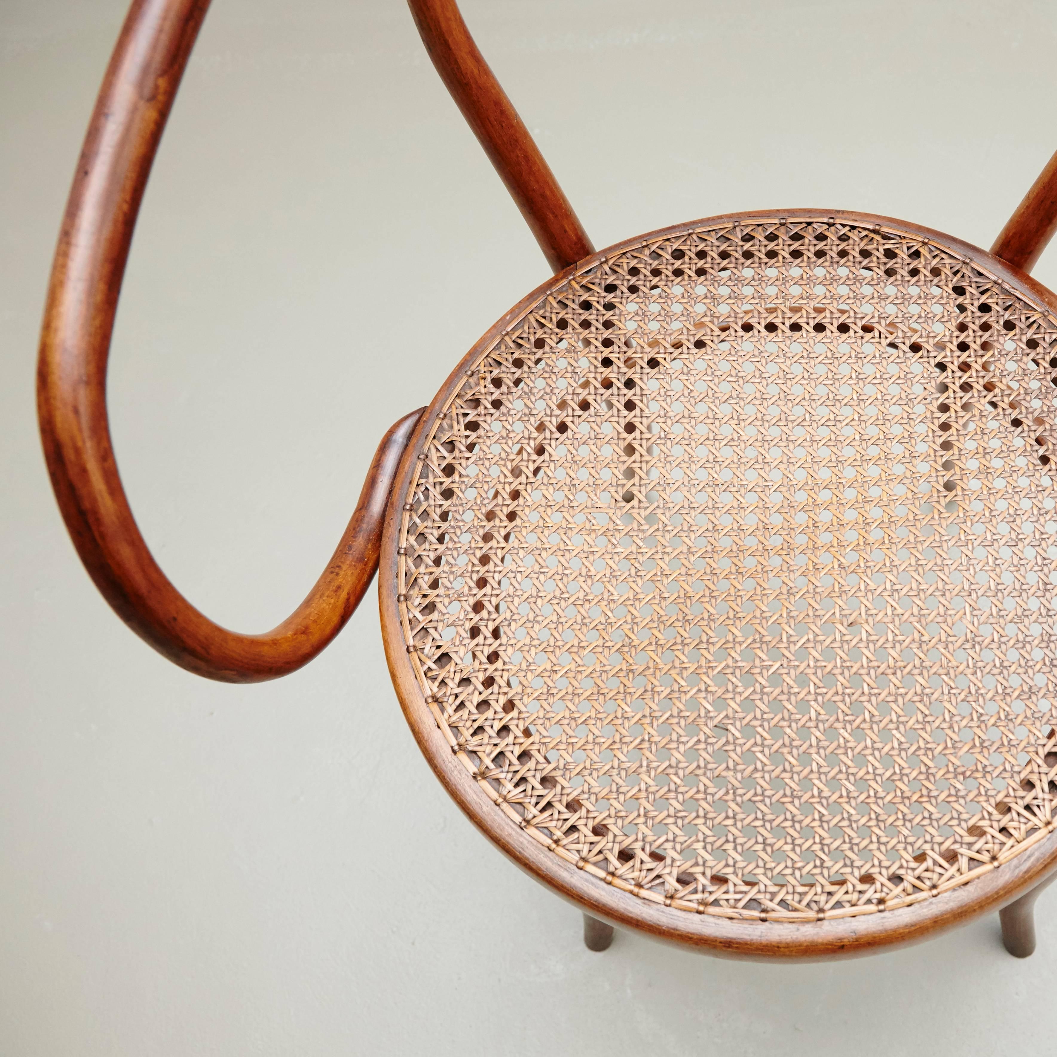 Thonet 209 Armchair by August Thonet for Mundus, circa 1900 In Good Condition In Barcelona, Barcelona