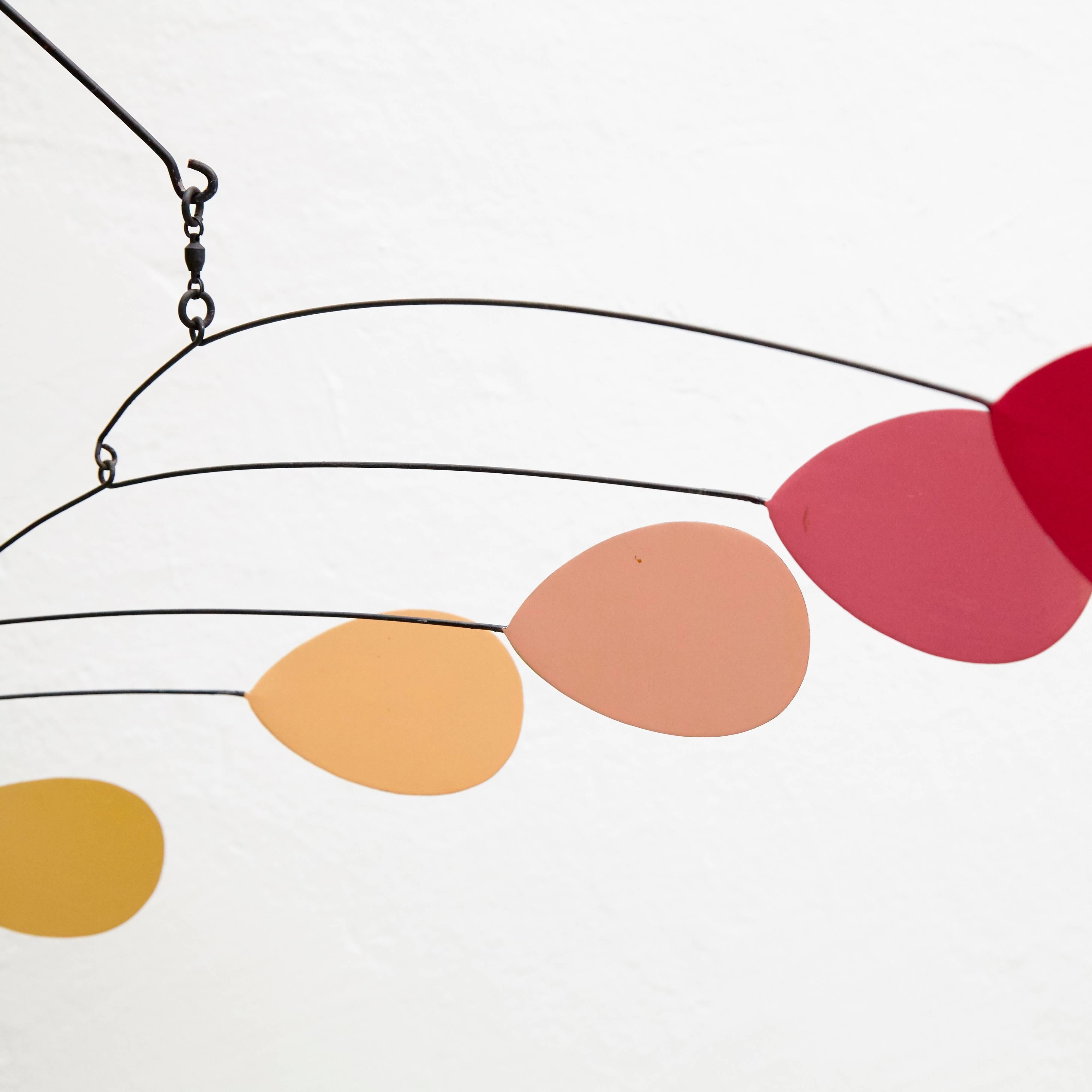 Late 20th Century Hanging Sculpture in the Style of Alexander Calder