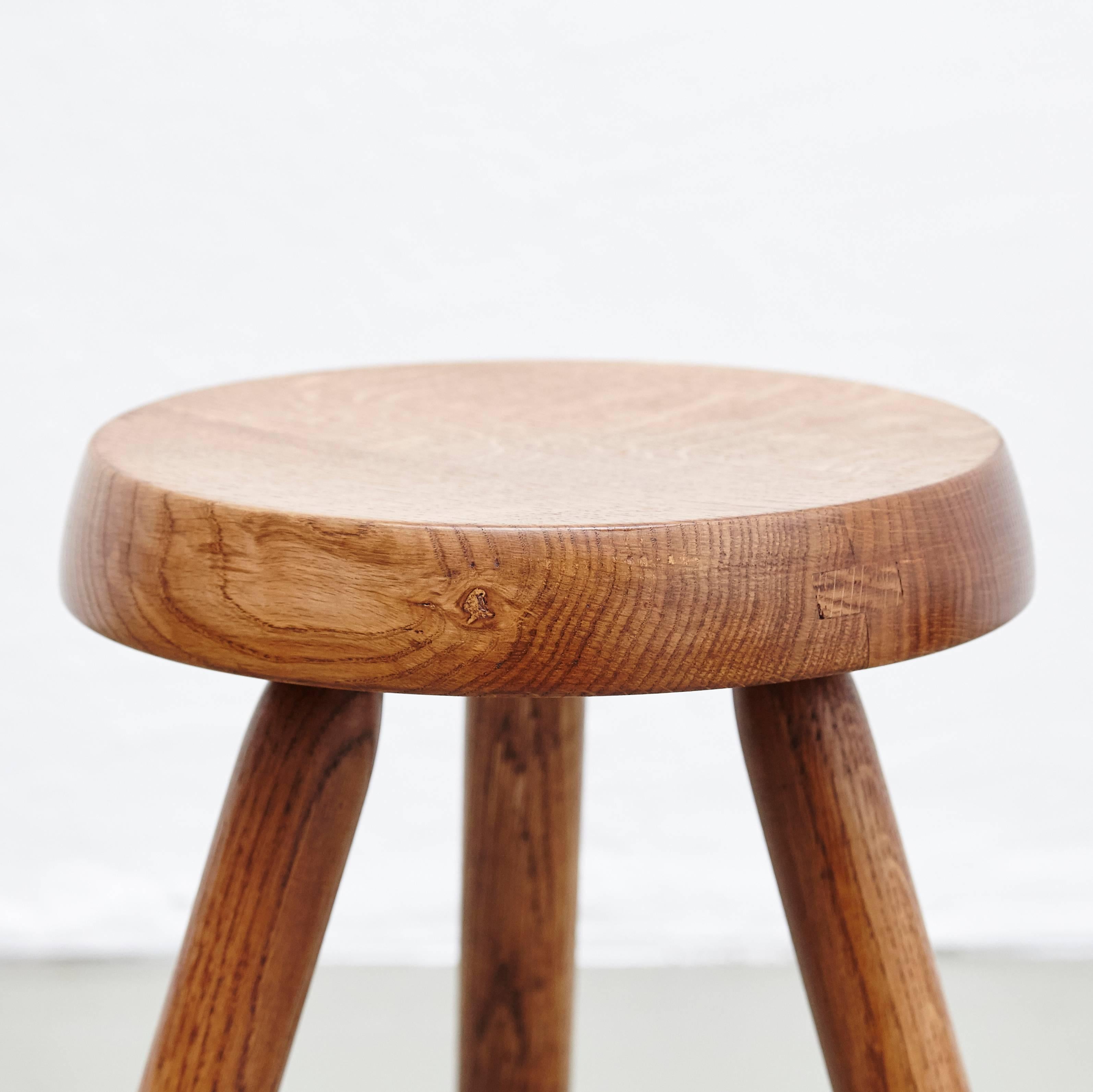 Stool in the Style of Charlotte Perriand In Good Condition In Barcelona, Barcelona