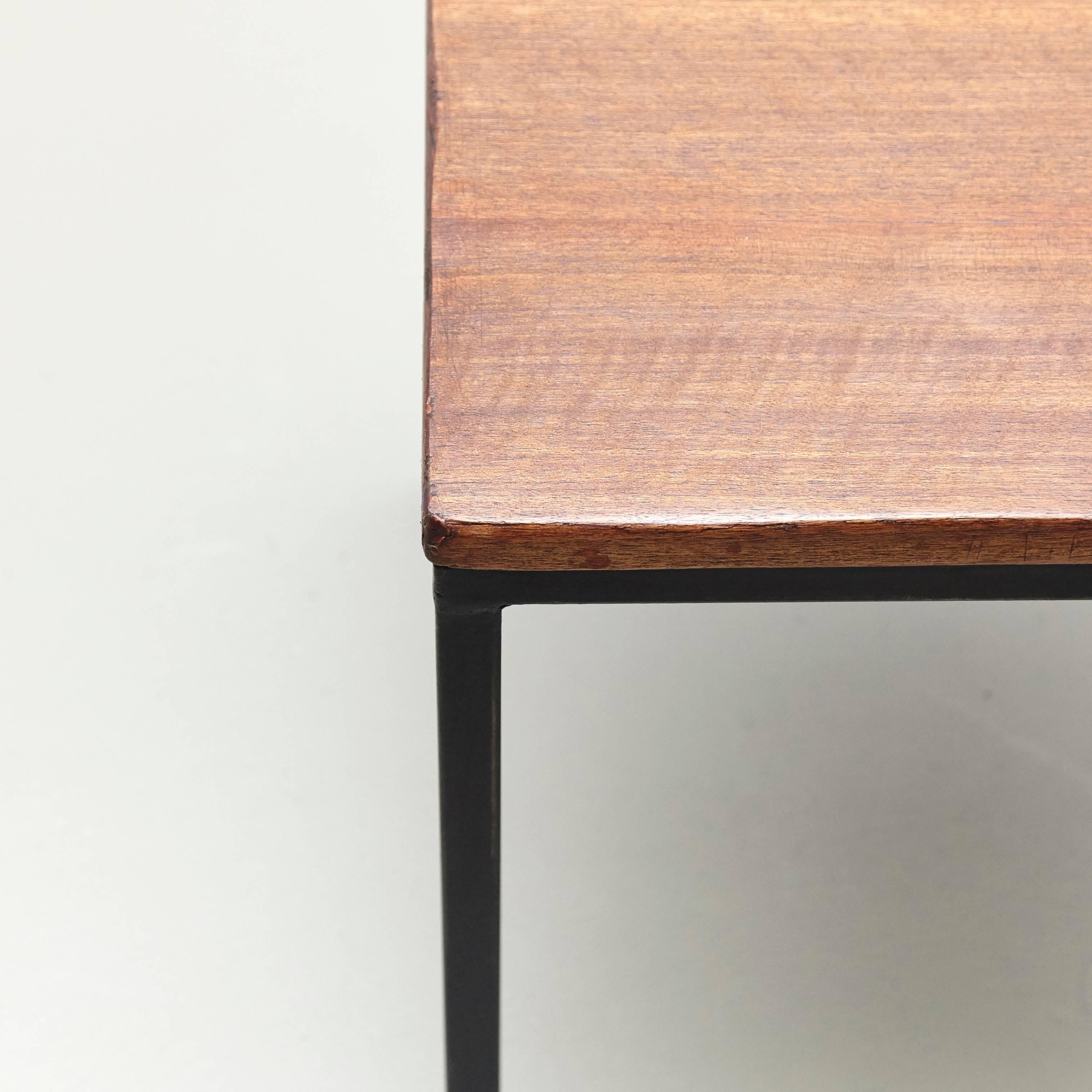 Mid-20th Century Florence Knoll T-Angle Side Table, circa 1950