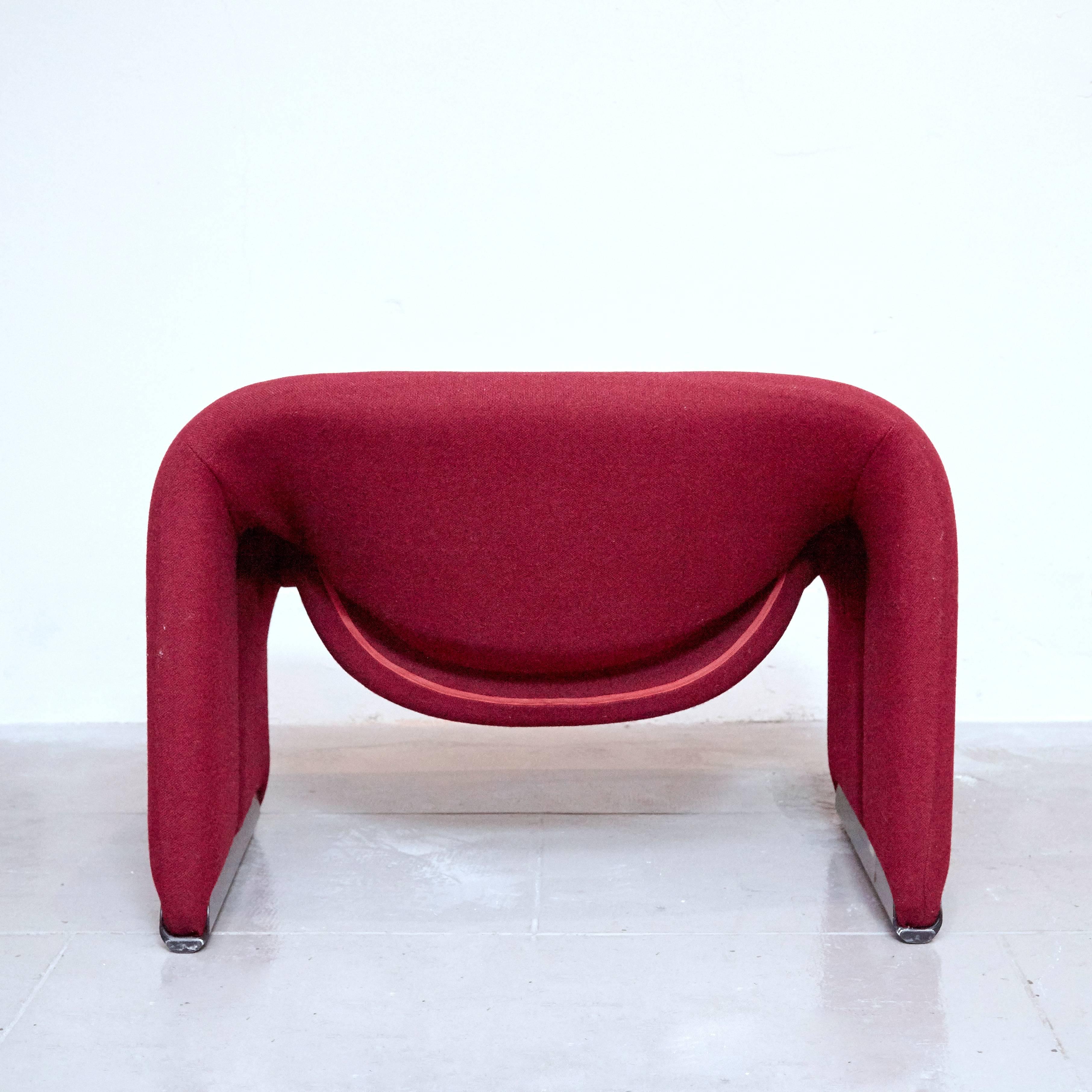 Piere Paulin Groovy Lounge Chair, circa 1970 In Good Condition In Barcelona, Barcelona