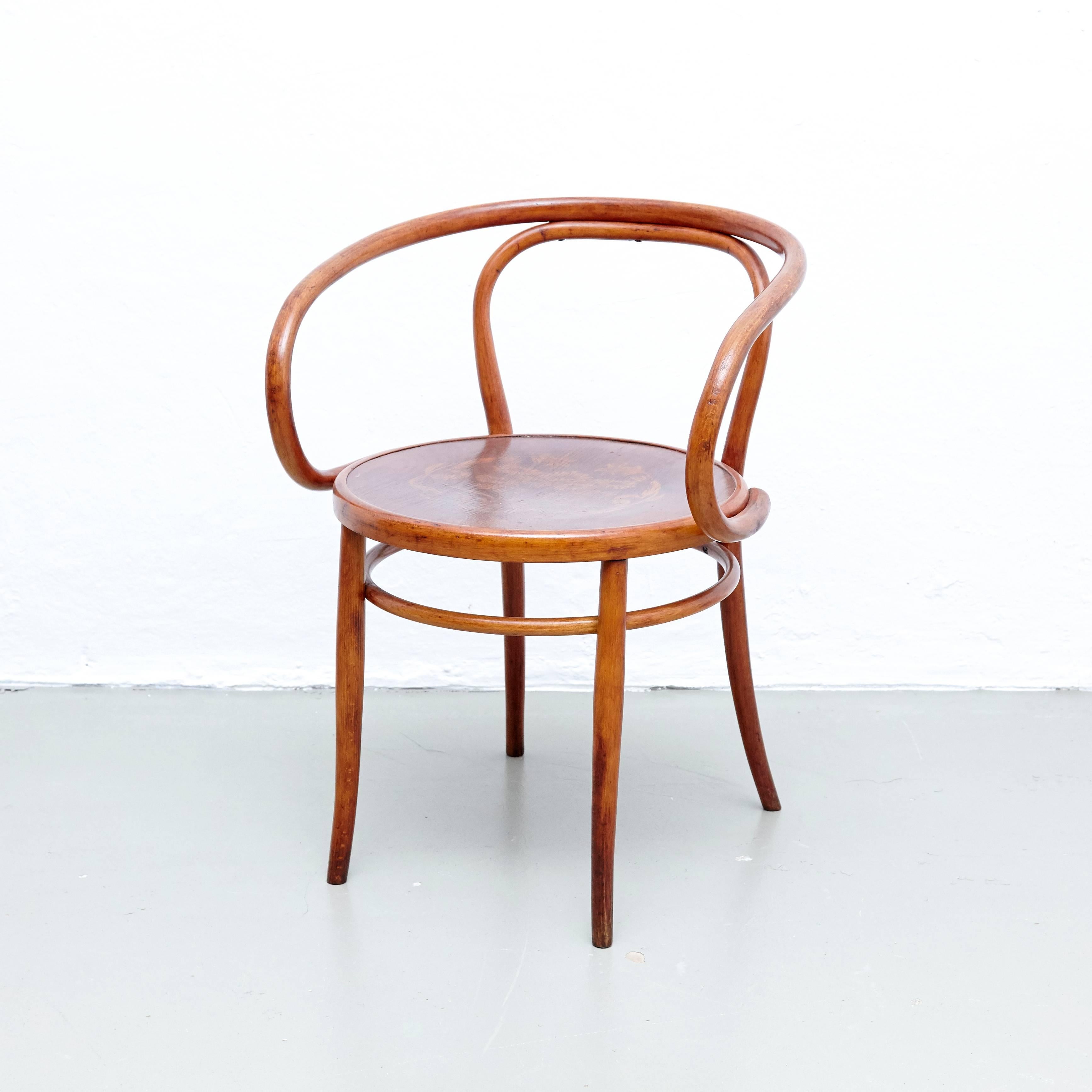Mid-20th Century Set of Five Armchair after Thonet, circa 1940