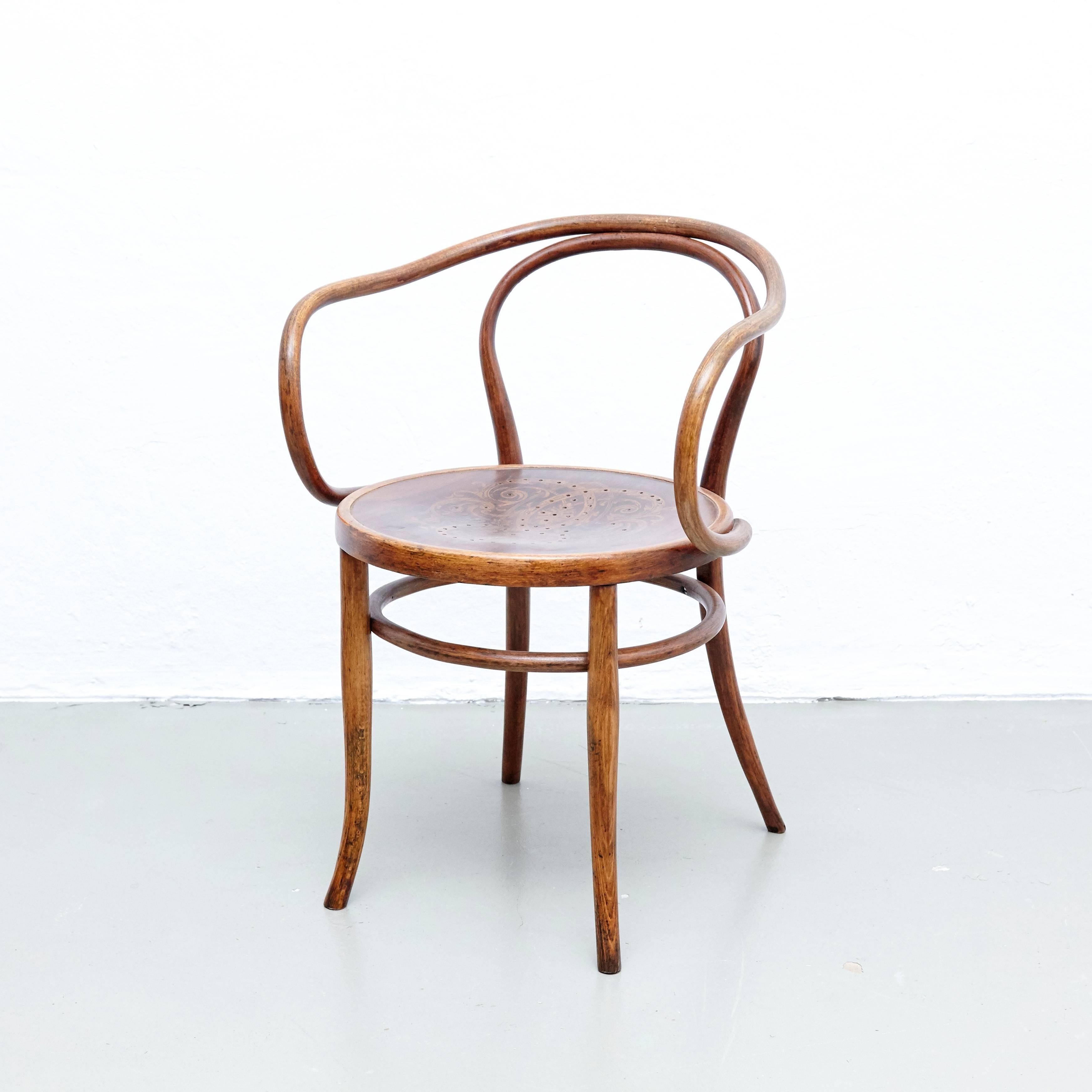 Set of Five Armchair after Thonet, circa 1940 In Good Condition In Barcelona, Barcelona