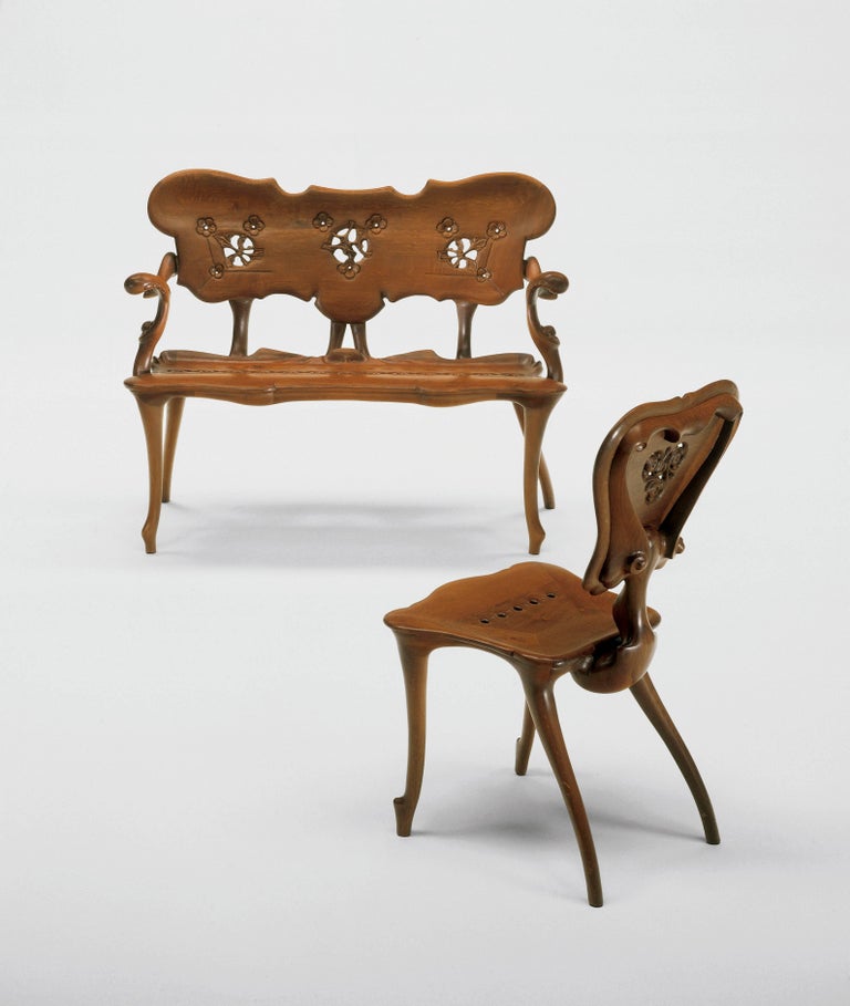 Antoni Gaudi Calvet Chair For Sale at 1stdibs