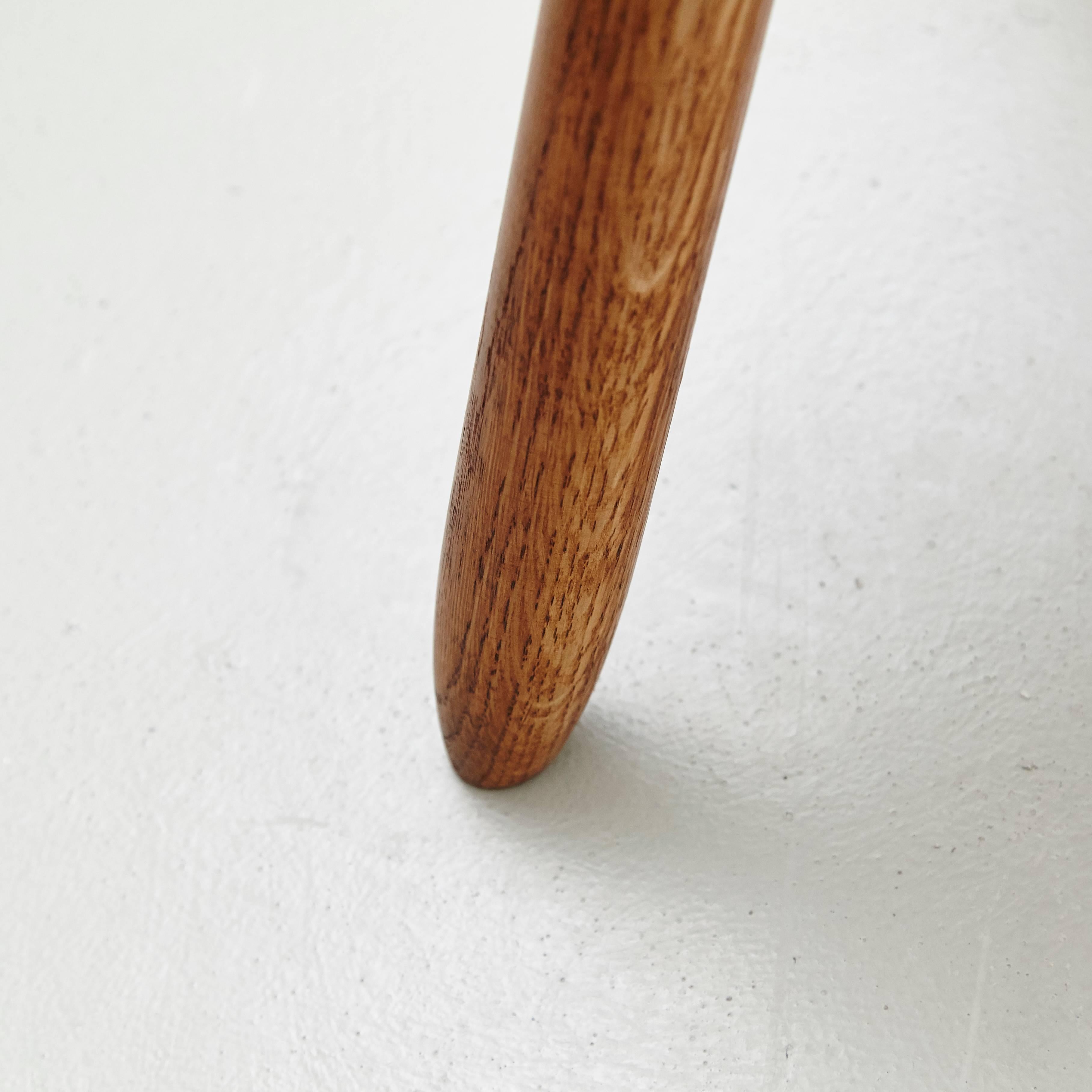 After Charlotte Perriand, Mid Century Modern, Oak Stool 2
