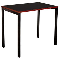 Vintage Charlotte Perriand Black Metal and Formica Console for Cite Cansado, circa 1950