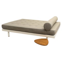 S.C.A.L. Double Daybed by Jean Prouvé, Restored Metal Frame, 1950