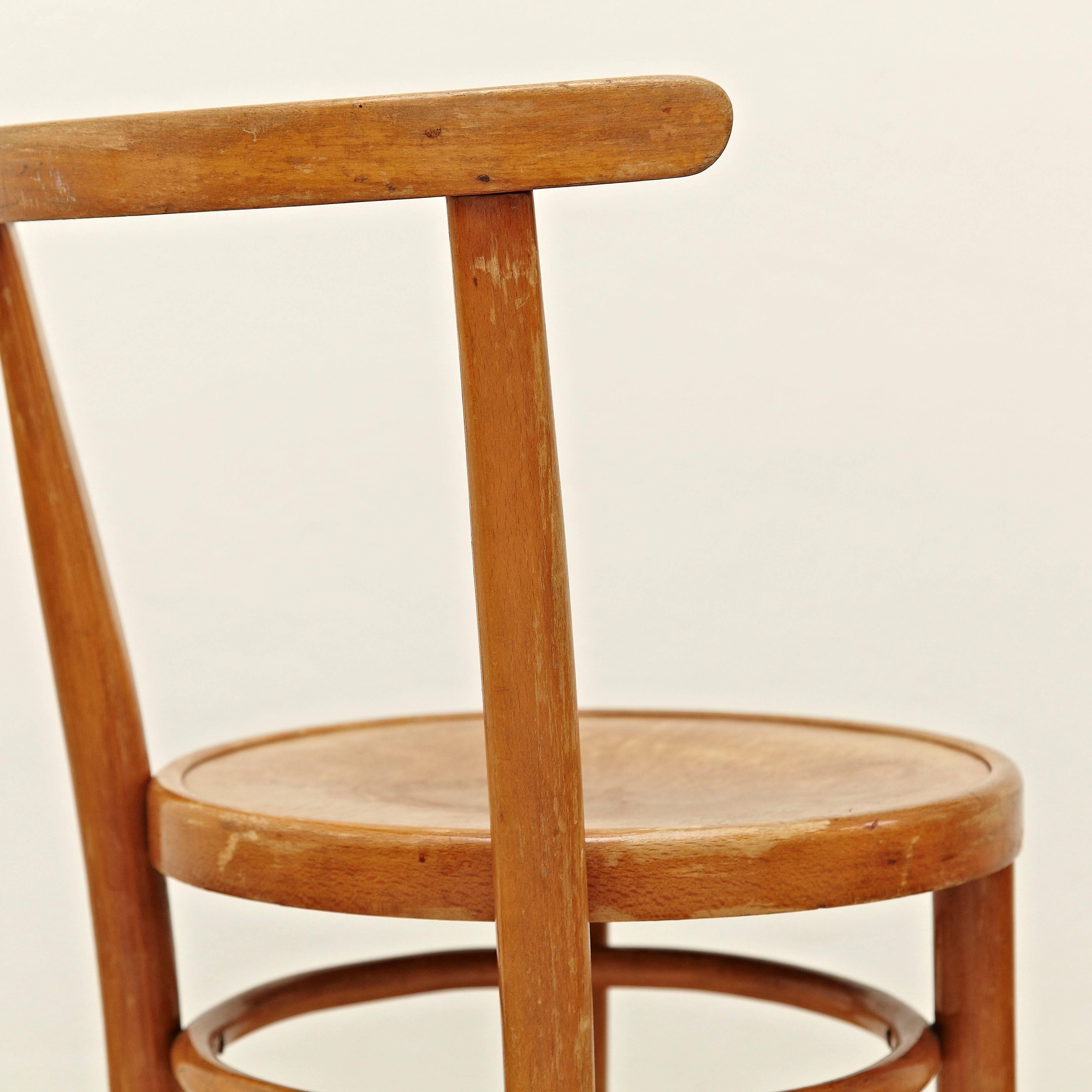 Set of Four Thonet 51 Chair by Auguste Thonet for Thonet In Good Condition In Barcelona, Barcelona