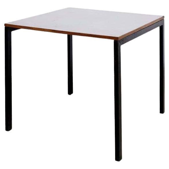 Cansado Table in Metal and Formica by Charlotte Perriand, circa 1950 For Sale