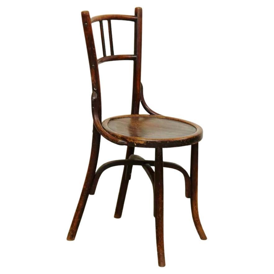 After Thonet Wood Chair For Sale