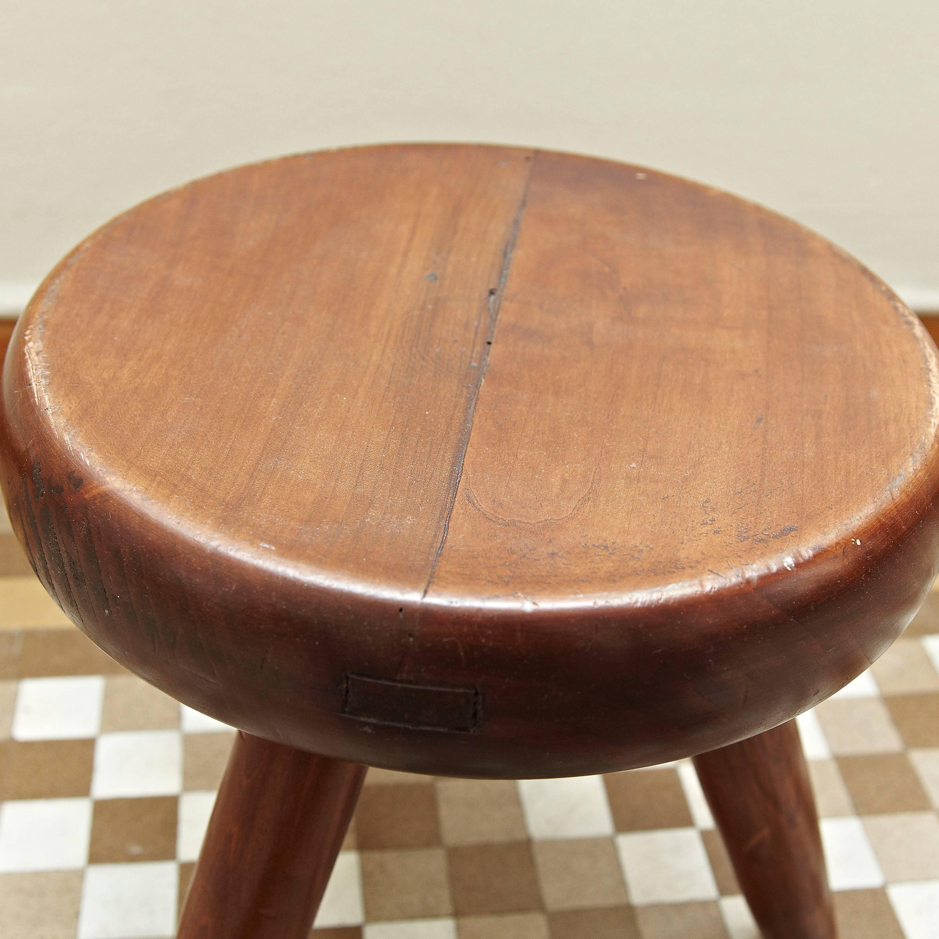 French Charlotte Perriand Stool, circa 1950