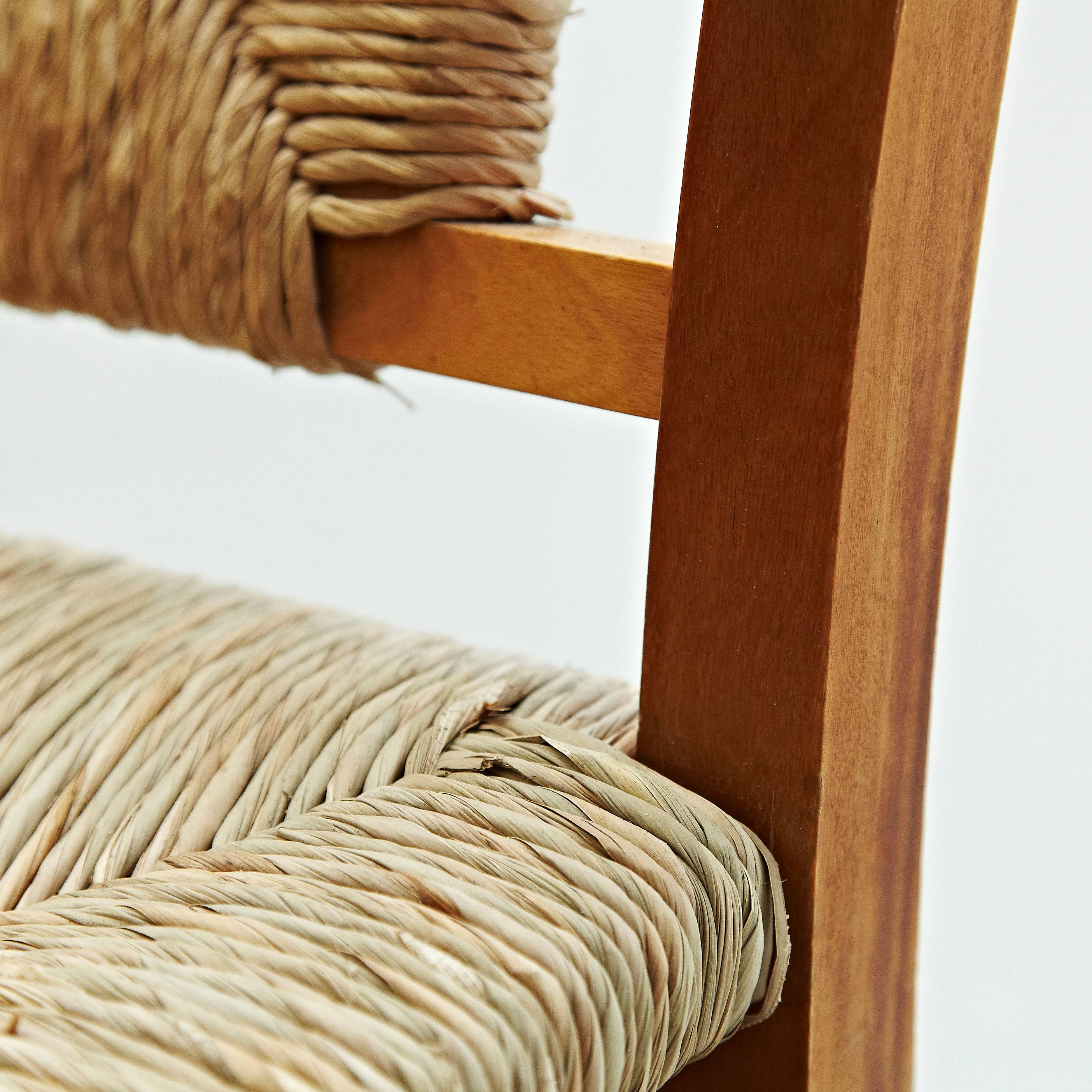 Rattan Josep Torres Clave Armchair, circa 1950