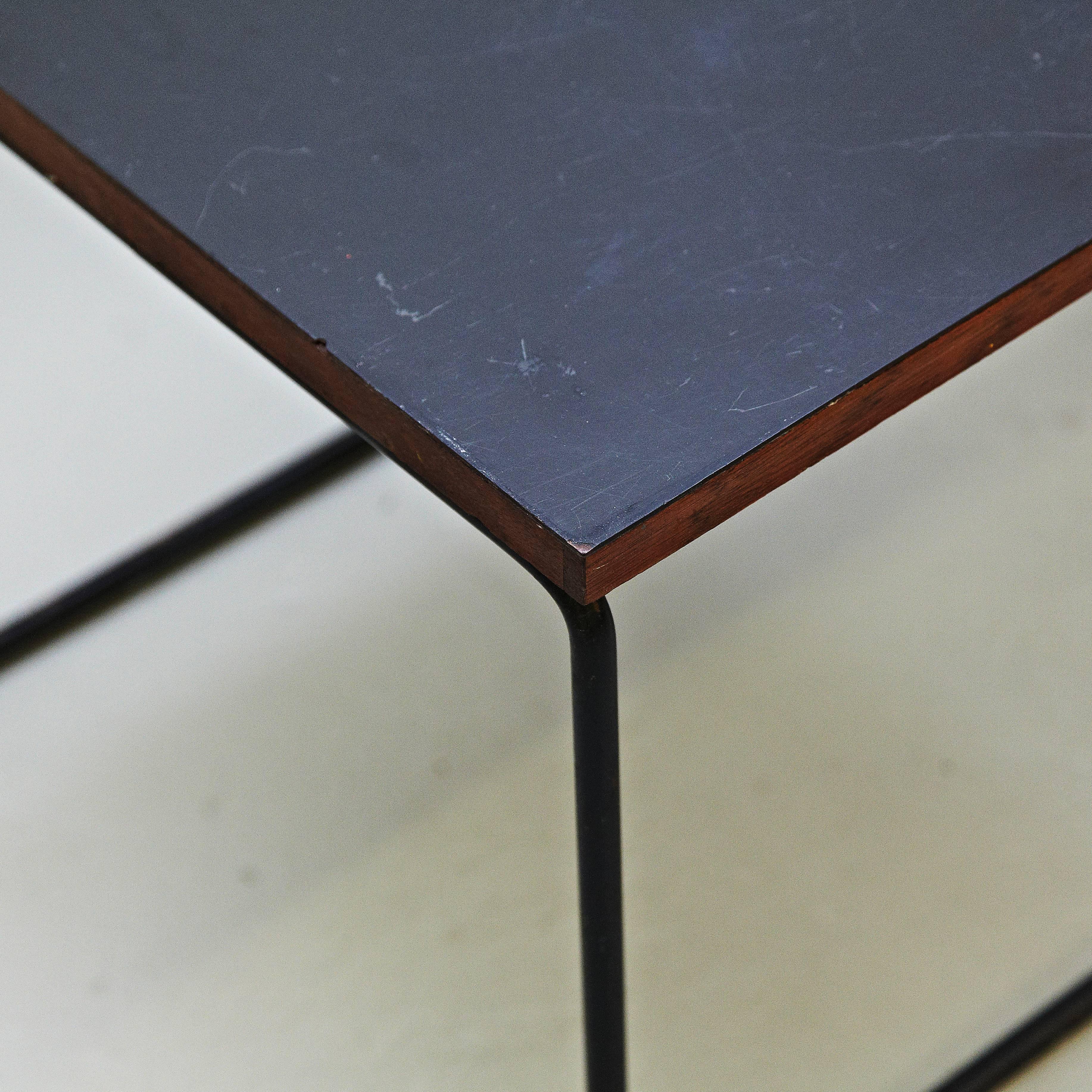 French Pair of Pierre Guariche Side Table for Steiner, circa 1950