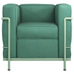 Le Corbusier, Jeanneret, Charlotte Perriand, LC2 Poltrona-Sessel von Cassina