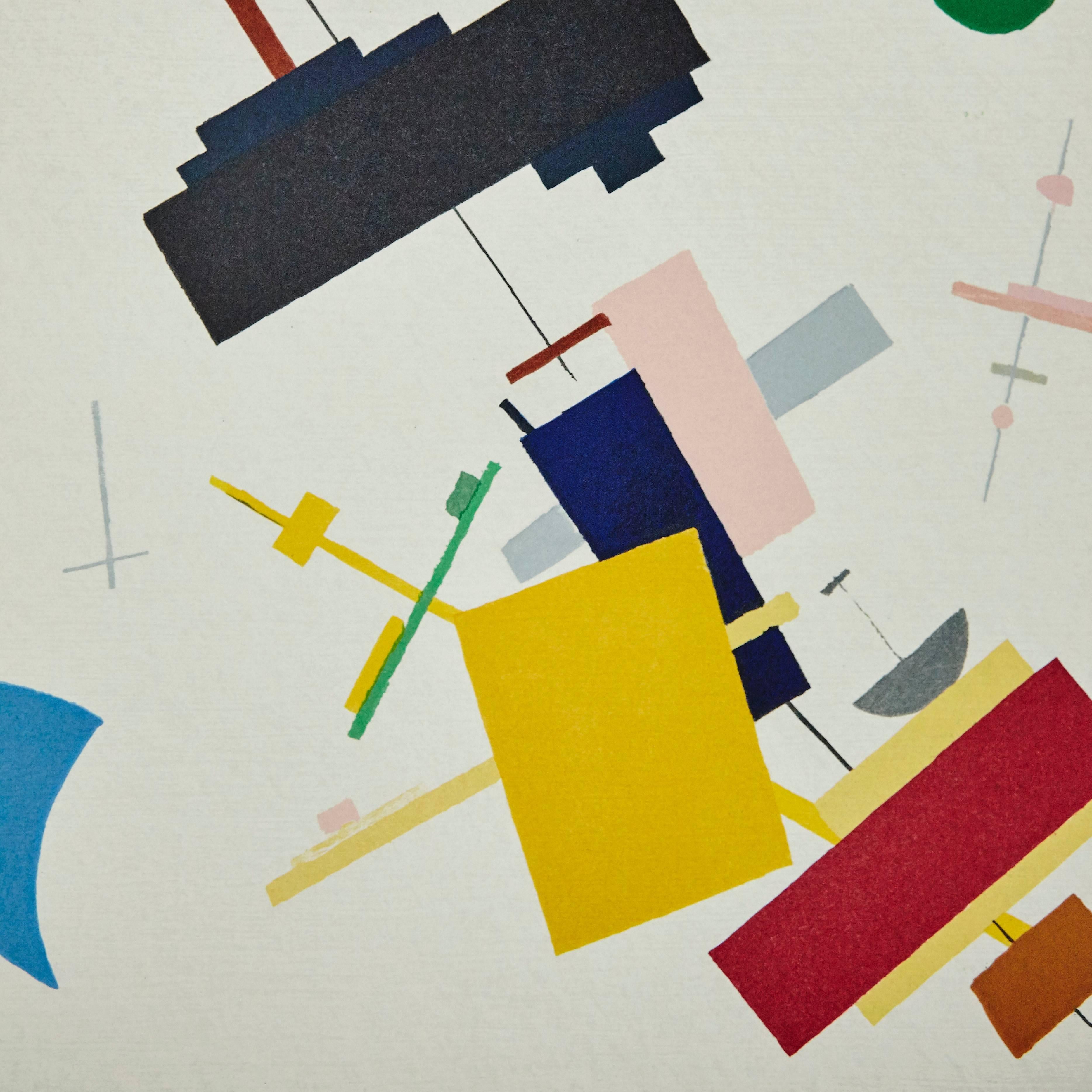 Lithography by Kazimir Severínovich Malevich for Murlot, Paris.

Numbered 1208/1400.

In good original condition, with minor wear consistent with age and use.

Kazimir Severinovich Malevich (February 23, 1878–May 15, 1935) was a Russian