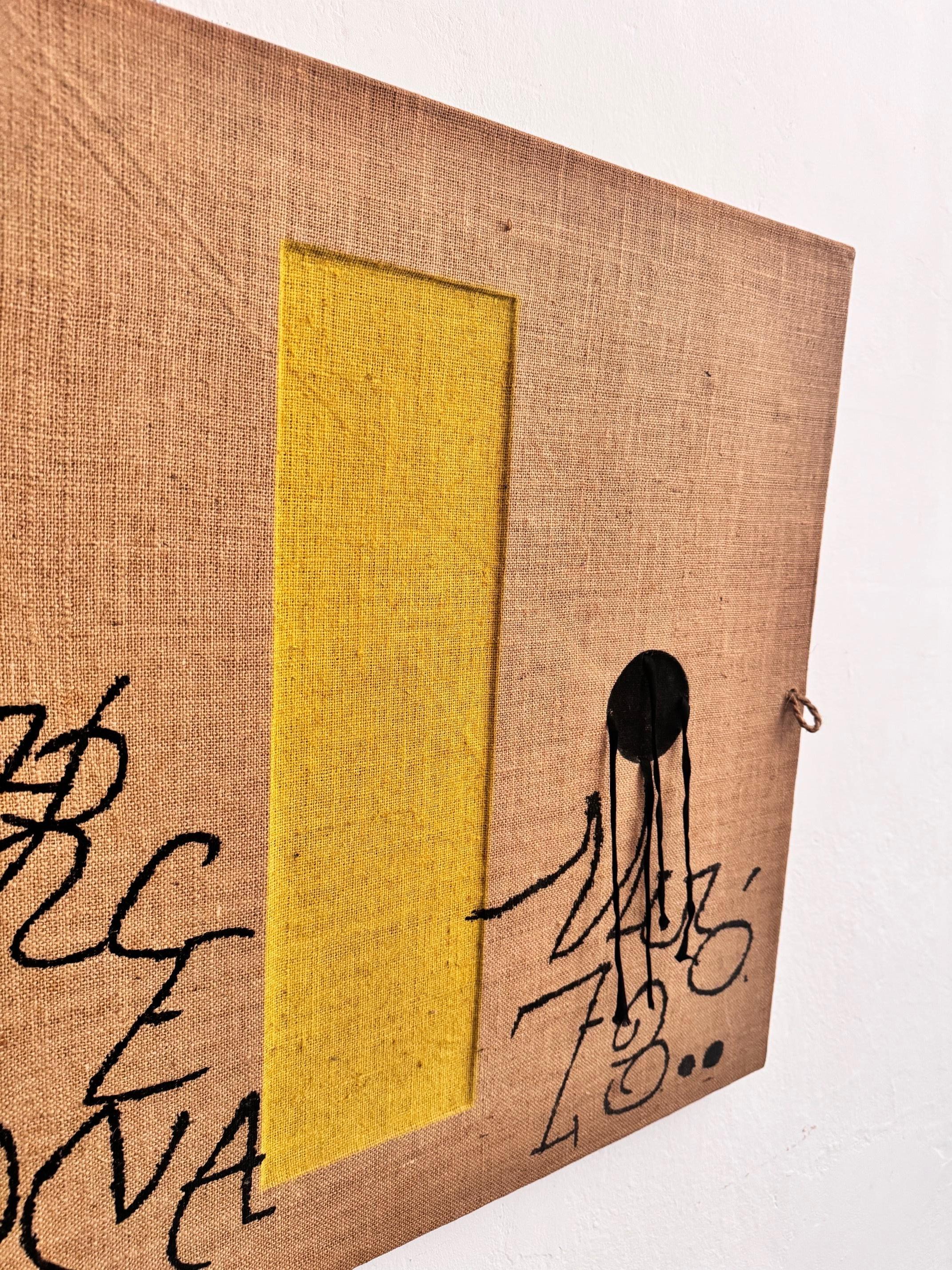 Joan Miró  Barcelona 1973 Limitierte Auflage Lithographie auf Leinen Seltenes Kunstwerk im Angebot 6