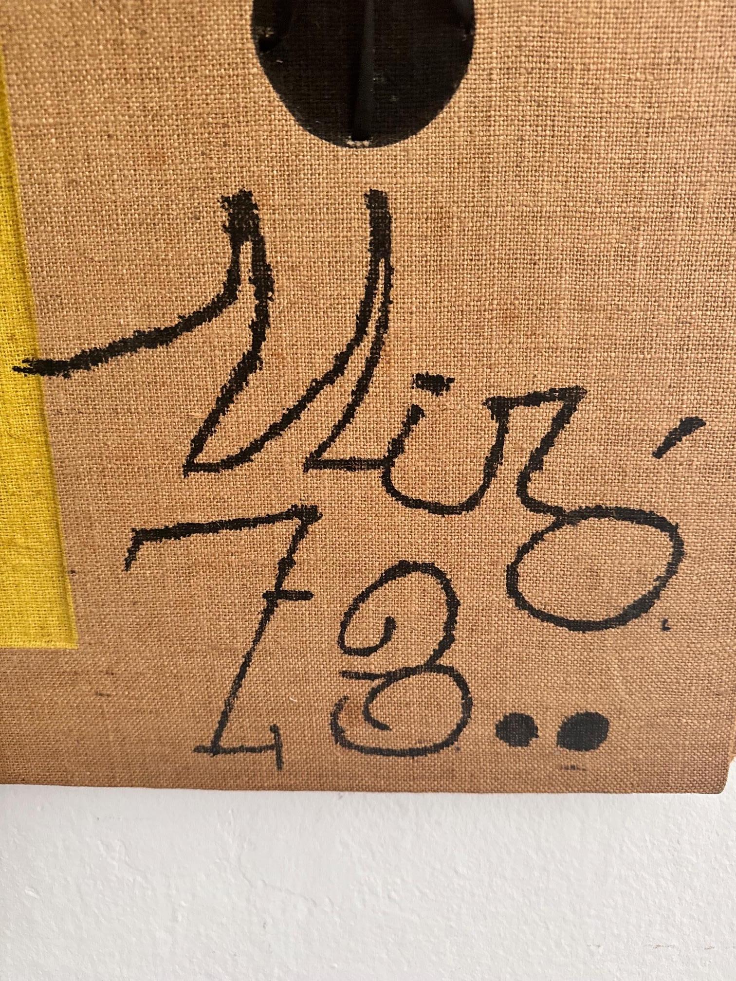 Joan Miró  Barcelona 1973 Limitierte Auflage Lithographie auf Leinen Seltenes Kunstwerk im Angebot 7