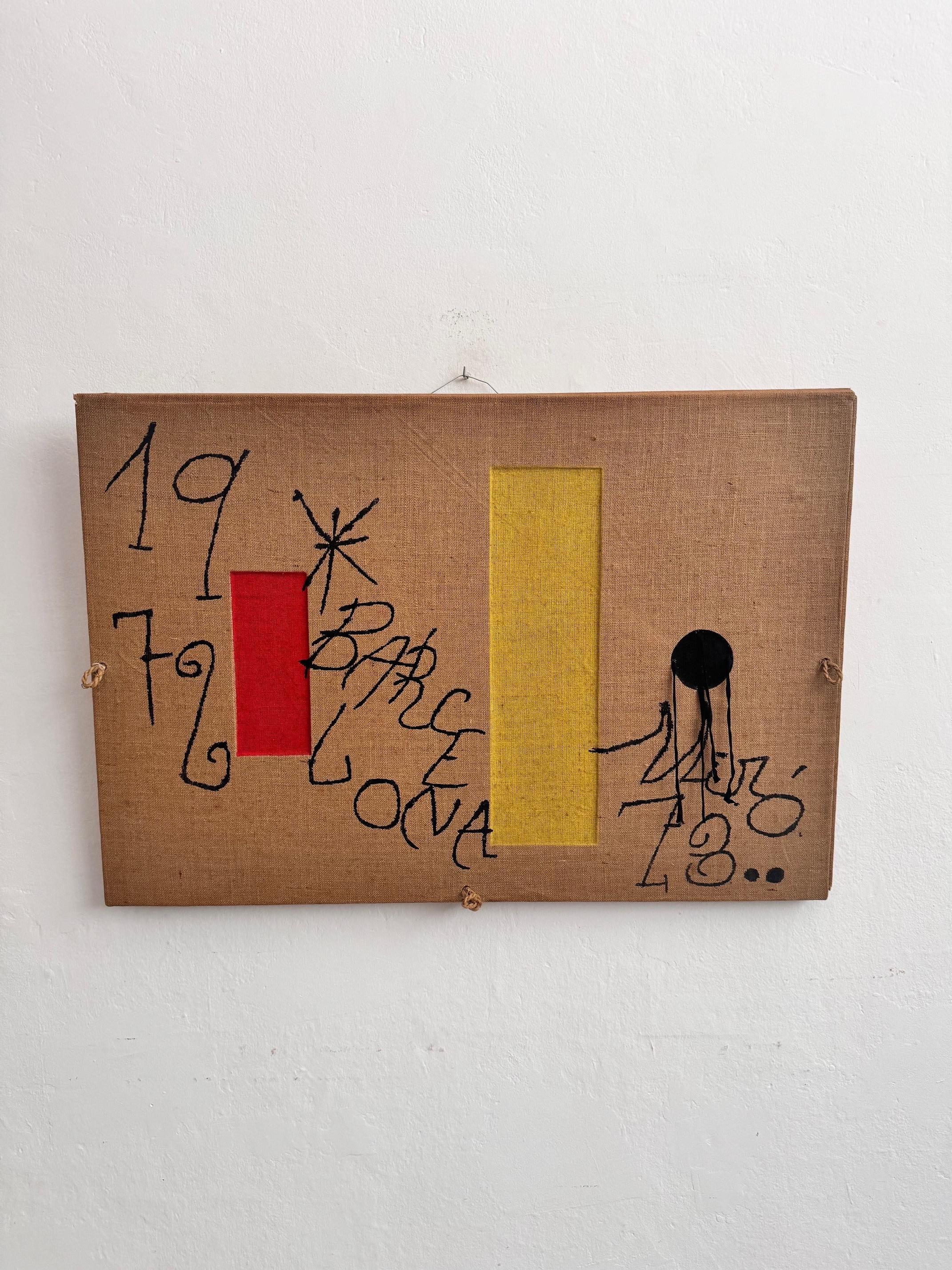 Joan Miró  Barcelona 1973 Limitierte Auflage Lithographie auf Leinen Seltenes Kunstwerk im Angebot 8