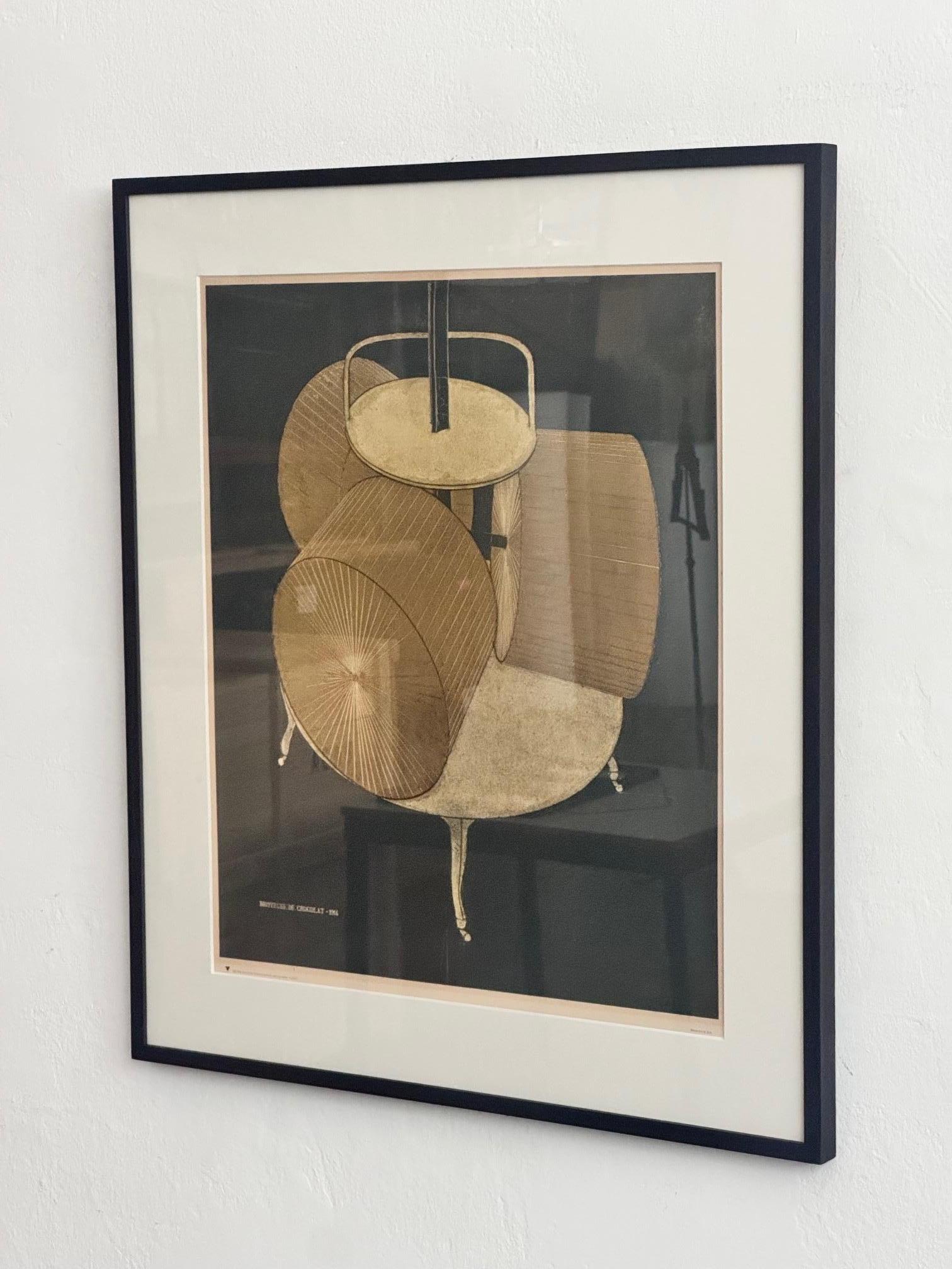 Mid-Century Modern Marcel Duchamp Lithograph 
