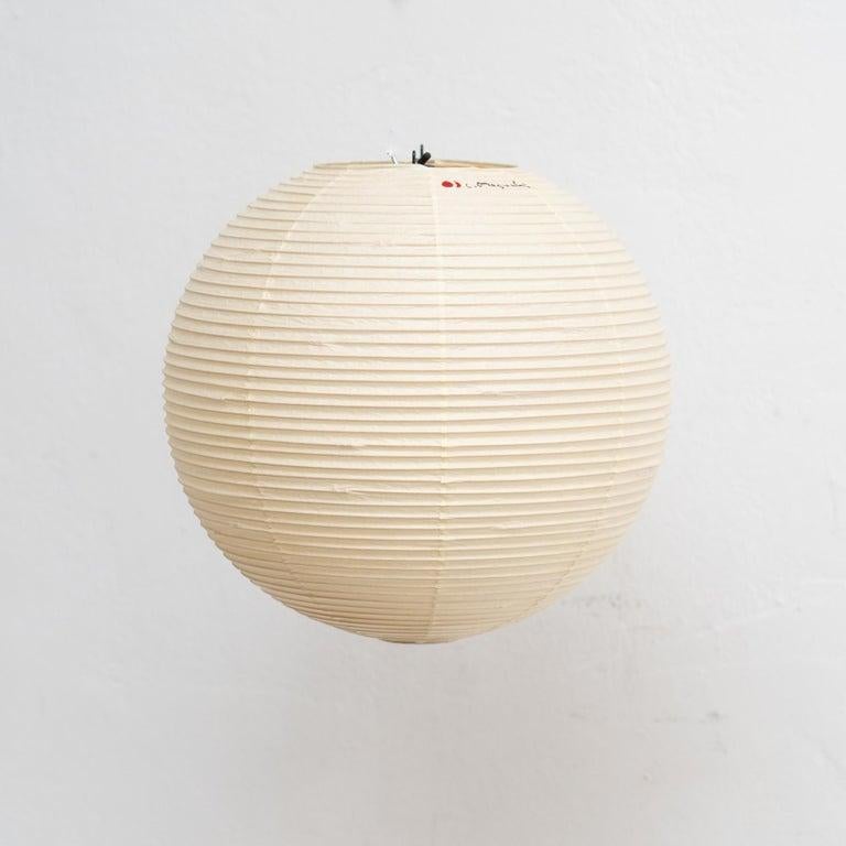 Metal Isamu Noguchi Akari Ceiling Lamp Model 30A Akari For Sale