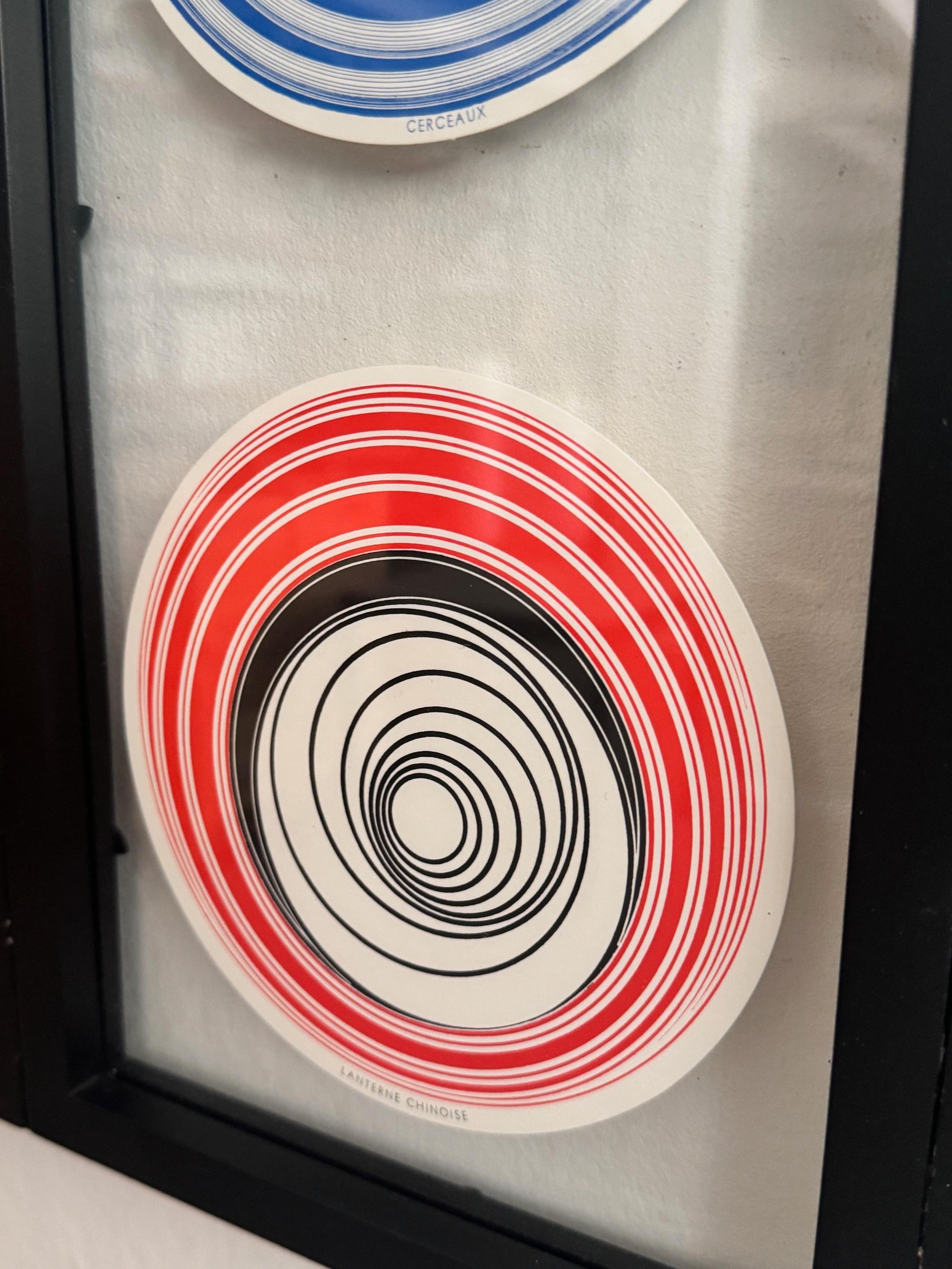Ensemble de six rotoreliefs encadrés de Marcel Duchamp, 2000 en vente 1