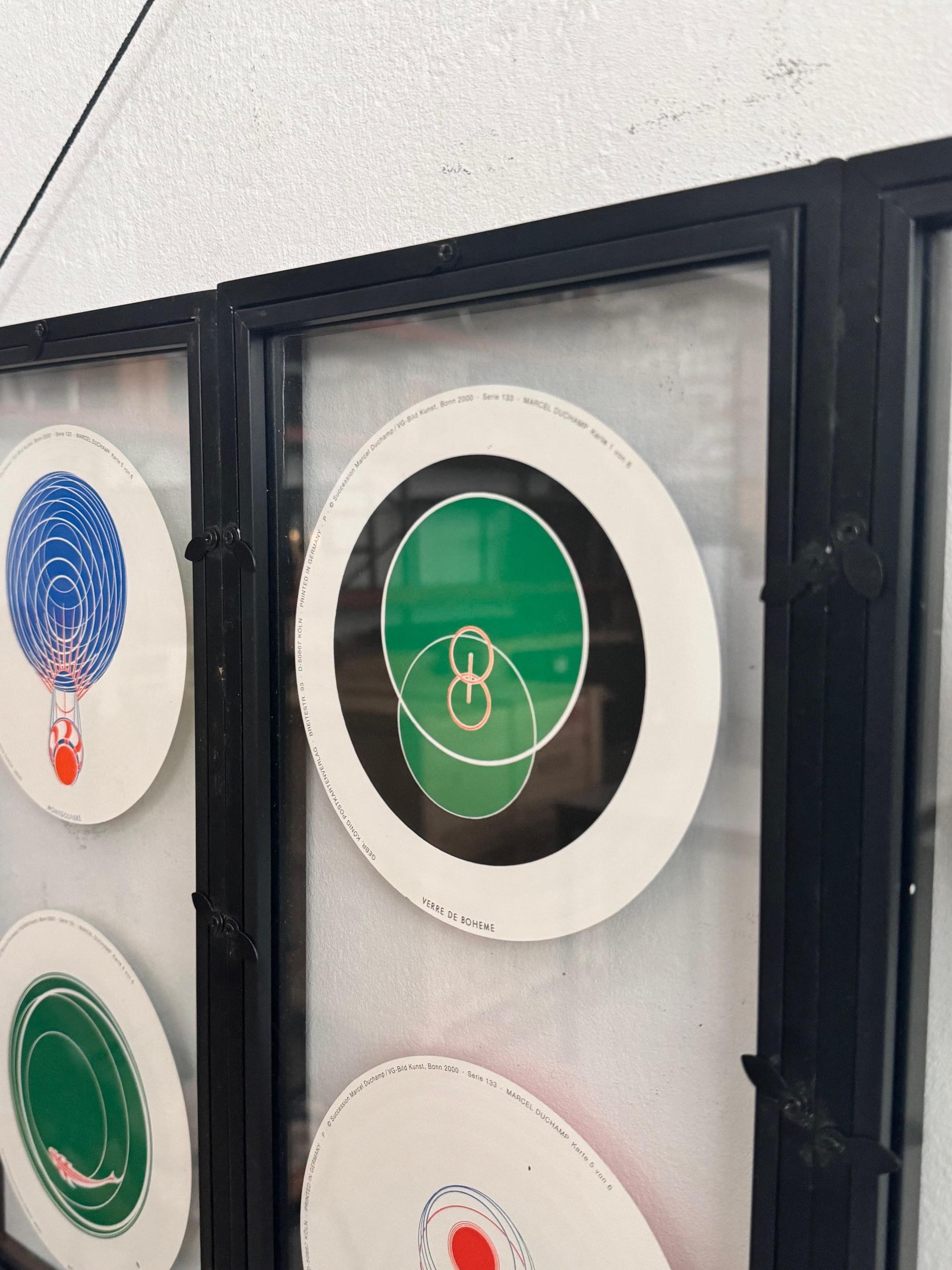 Ensemble de six rotoreliefs encadrés de Marcel Duchamp, 2000 en vente 4