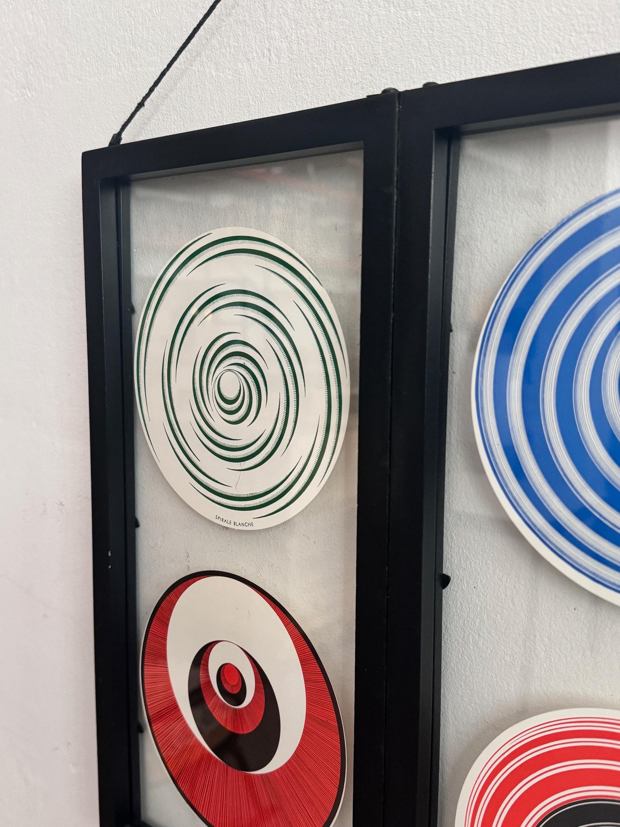 Ensemble de six rotoreliefs encadrés de Marcel Duchamp, 2000 en vente 6