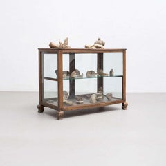 Cabinet of Curiosities Display Sculptural Artwork, circa 1950