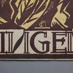 Rare Wendingen Magazine, Issue 5, Cover by Josef Cantré, 1920