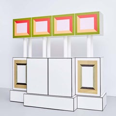 Rare Ettore Sottsass Artist Proof Limited Edition Piccoli Libri Cabinet, 1992