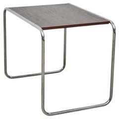 Marcel Breuer Wood and Steel Table by Gavina, circa 1960