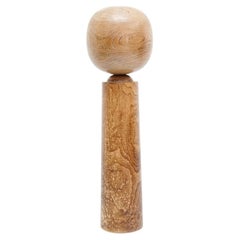 Early 20th Century Traditional Wooden Japanese Sculpture "Kokeshi" Doll