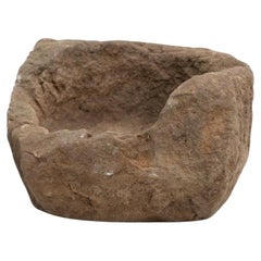 Early 20th Century Traditional Spanish Stone Sculptural Mortar, circa 1930