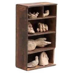 Cabinet de curiosités Cabinet d'art sculptural, vers 1950