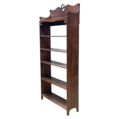 Early 20th Century Modernist French Walnut Shelves
