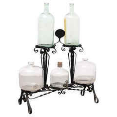Antique Bottled Perfume Modernist Display, circa 1940