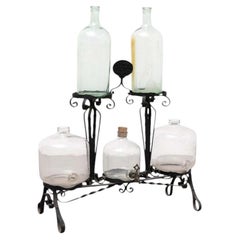 Antique Bottled Perfume Modernist Display, circa 1940
