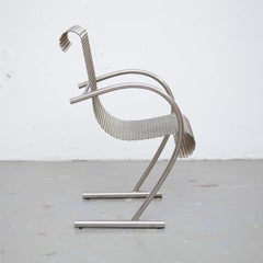Sedia in metallo “Sing Sing Sing” di Shiro Kuramata, 1985 circa