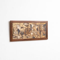 Eternal Echoes: A Ceramic Tribute to Picasso's Guernika, circa 1960