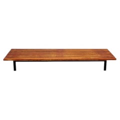 Charlotte Perriand Cansado Bench, Wood & Metal, Mid-Century Modern